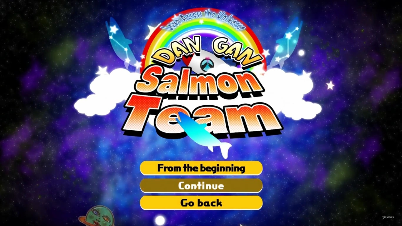 Dangan Salmon Team Minigame